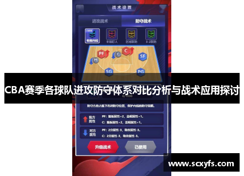 CBA赛季各球队进攻防守体系对比分析与战术应用探讨